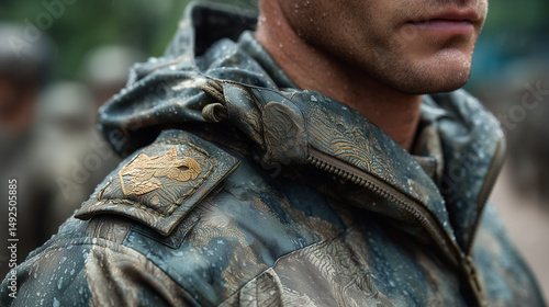 Unwavering Valor: A close-u...