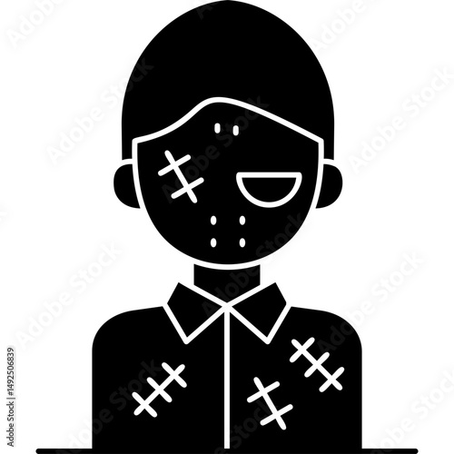 Zombie Icon Vector Element
