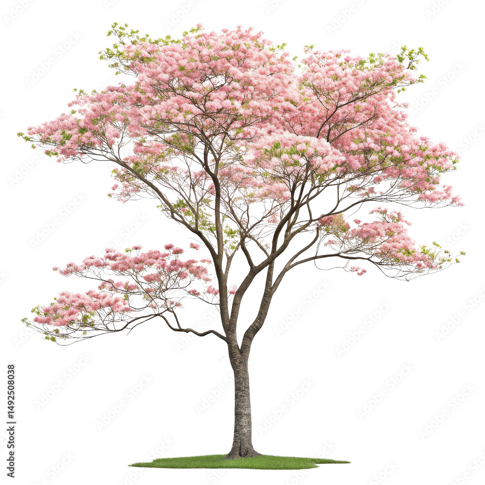 Pink Blossom Tree, Isolated on Transparent Background, Spring Tree, Nature Photography, Flower, Tree, Spring Pink Blossom Tree, Isolated on Transparent Background, Spring Tree, Nature Photography, Flower, Tree, Spring