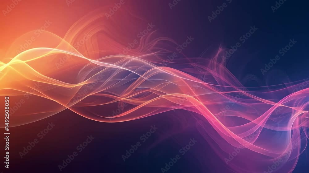 Abstract glowing colorful flowing lines background. Abstract glowing colorful flowing lines background.