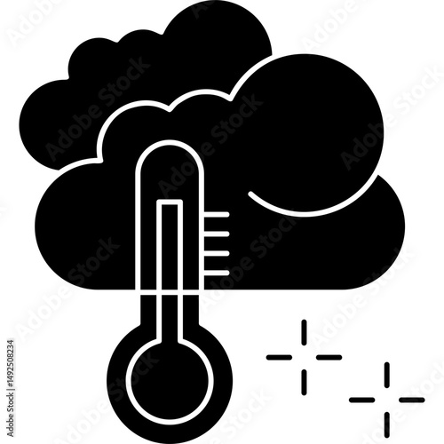 Thermometer Icon Vector Element