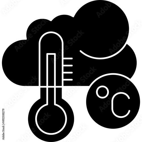 Thermometer Icon Vector Element