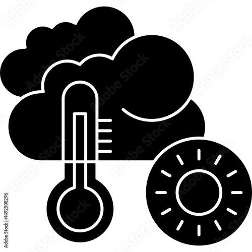 Thermometer Icon Vector Element