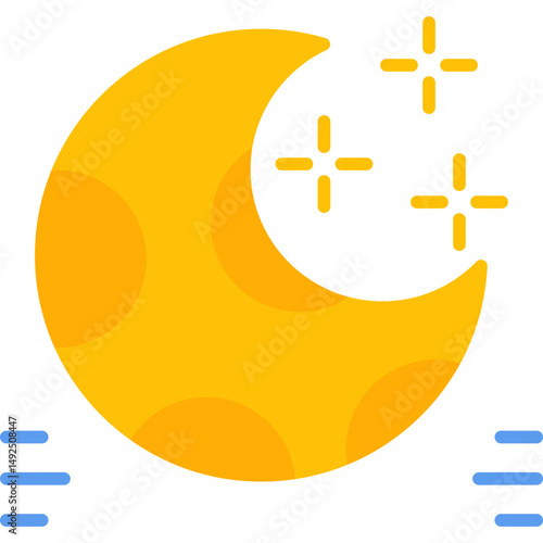 Night Icon Vector Element