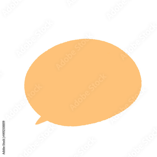 orange speech bubble
