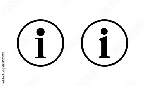 Information sign icon logo design. about us sign and symbol. question mark icon