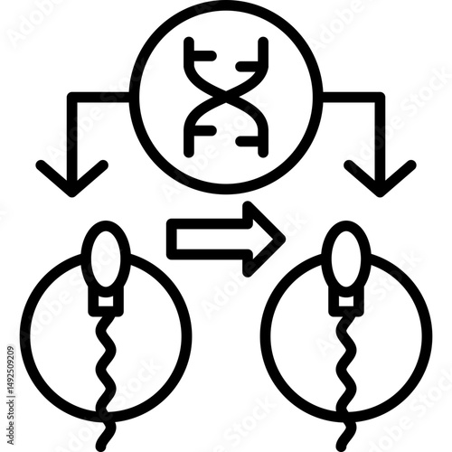 Reproduction Icon Vector Element