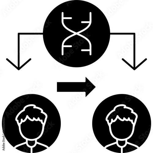 Cloning Icon Vector Element