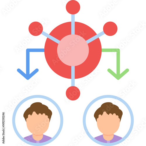 Cell Icon Vector Element