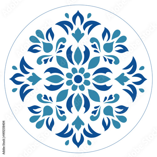Turkey Mandala stencil, Turkey Tile template, Mandala vector, cut files, laser cut, Silhouette, Cricut, SVG
