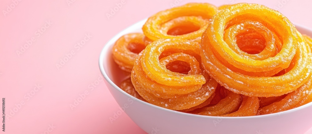 Jalebi in a bowl india