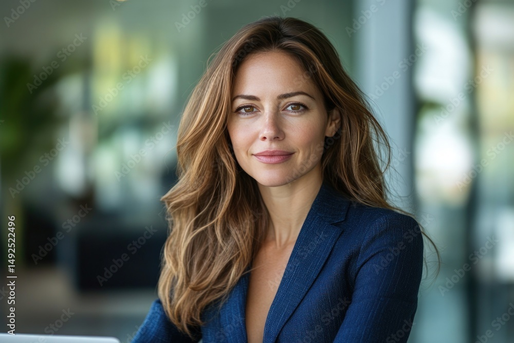 Confident woman in business attire Confident woman in business attire