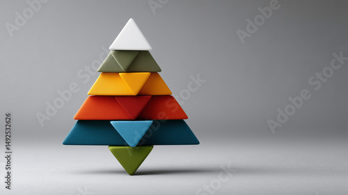 Festive Pyramid Tree: A sty...