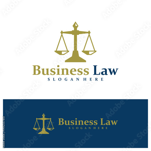 Law Firm logo design concept vector. Justice Logo Design Template. Creative Symbol. Icon