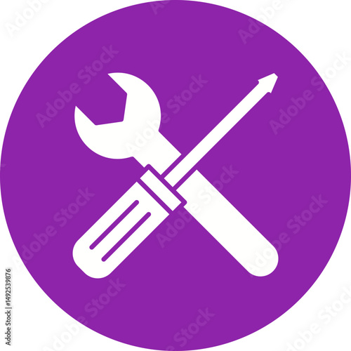 Fix icon vector image. Suitable for mobile apps, web apps and print media.