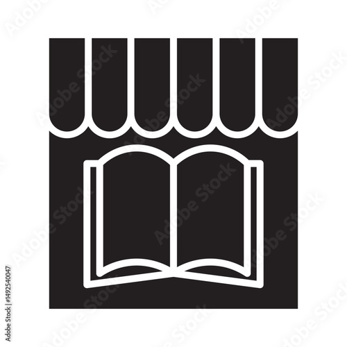 Bookshop icon design