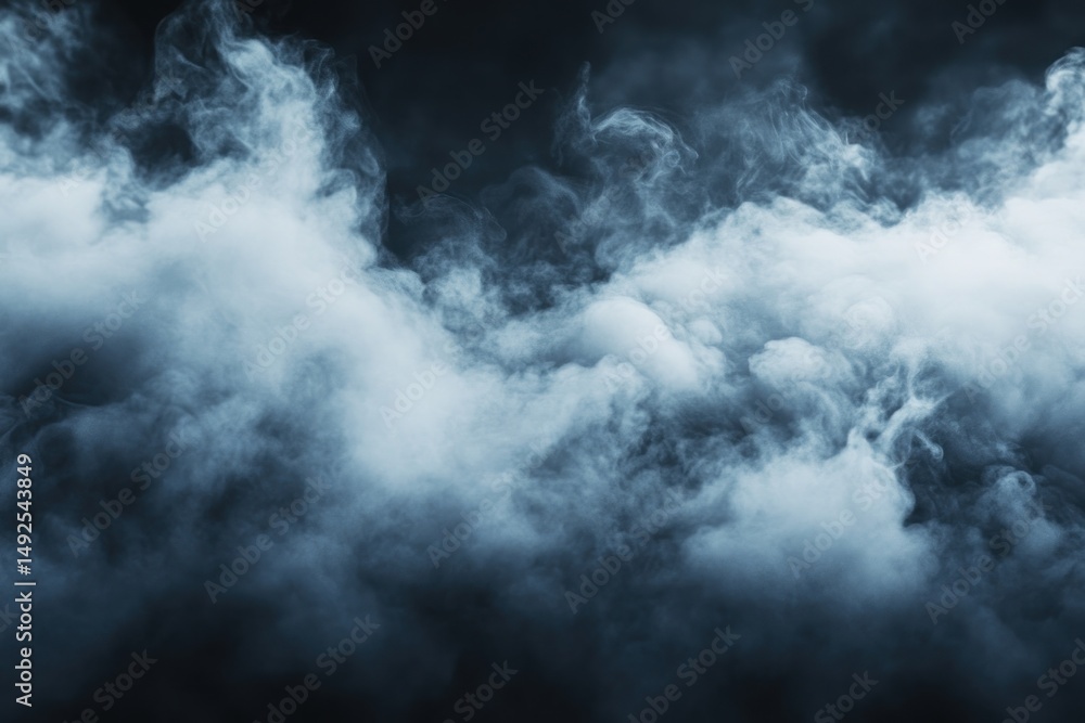 Dramatic smoke clouds abstract background