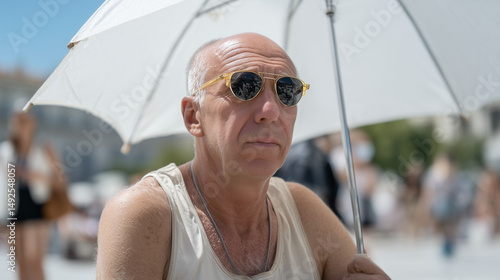 Man with Sunglasses: A stri...