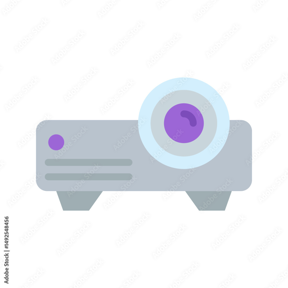 Fototapeta premium Projector icon vector image. Suitable for mobile apps, web apps and print media.