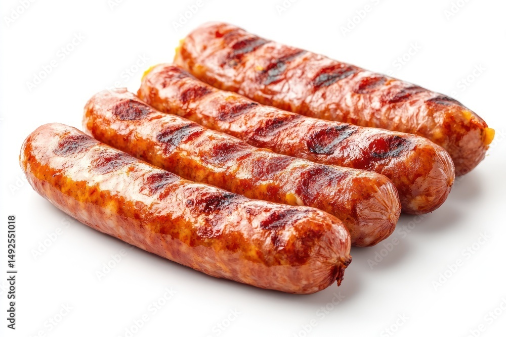 Grilled sausages