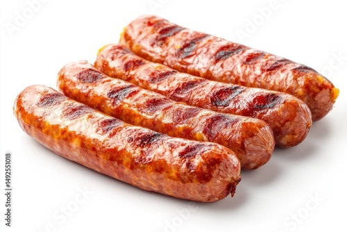 Obraz na płótnie Grilled sausages w salonie