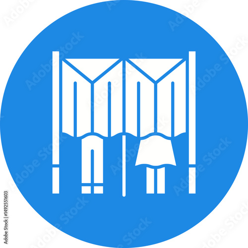 Voting Booth icon vector image. Suitable for mobile apps, web apps and print media.
