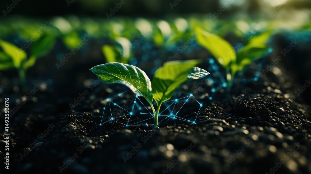 Technology in agriculture plant growth