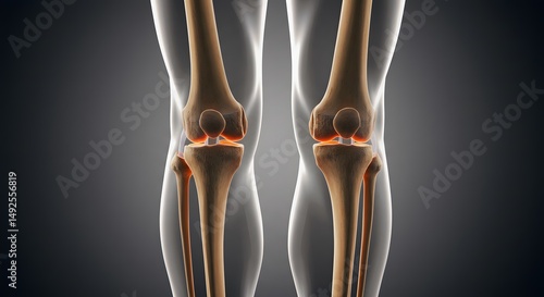 Knee Joint Anatomy Model for Medical Analysis