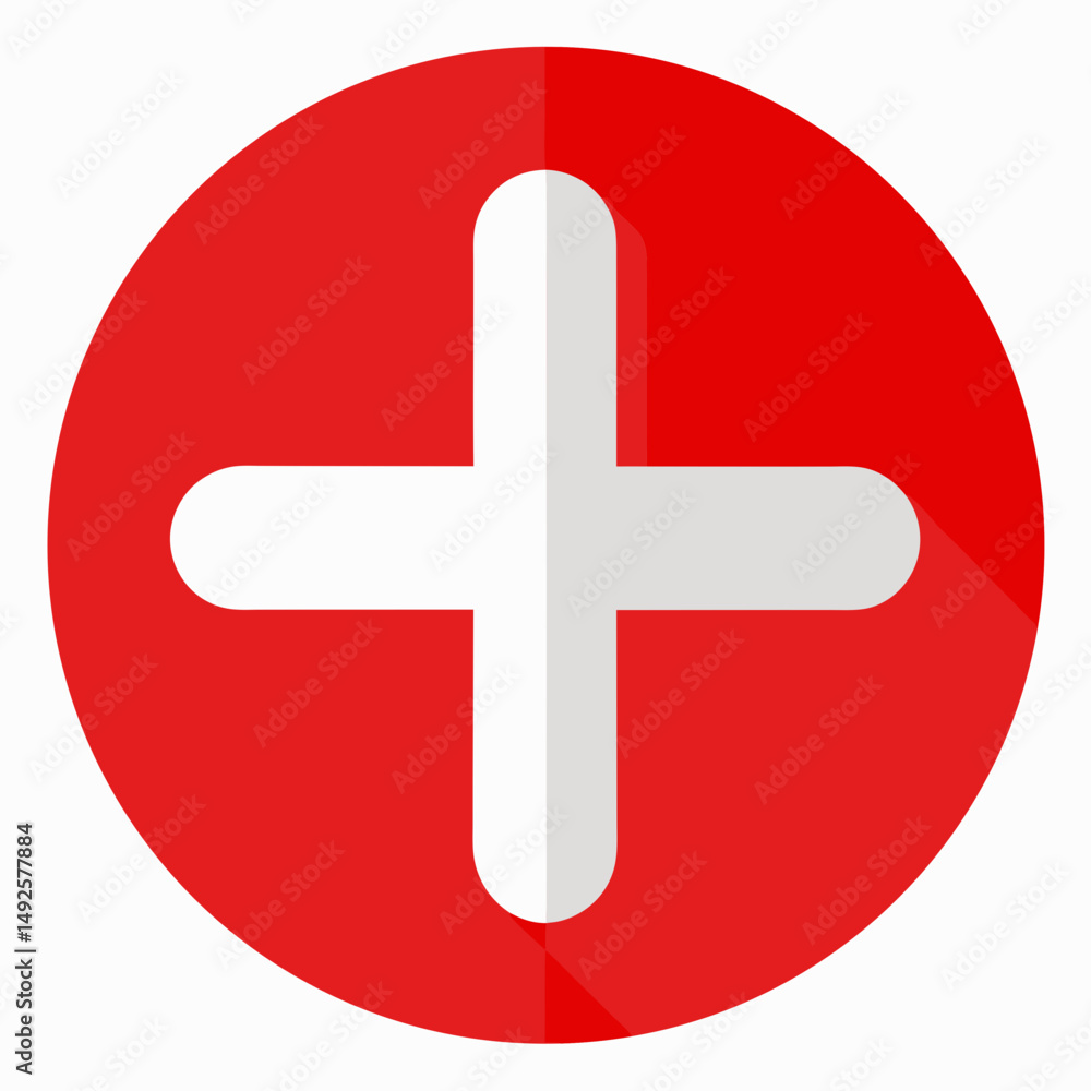 Obraz premium Plus-minus-icon on white background, Instant Digital Download. 