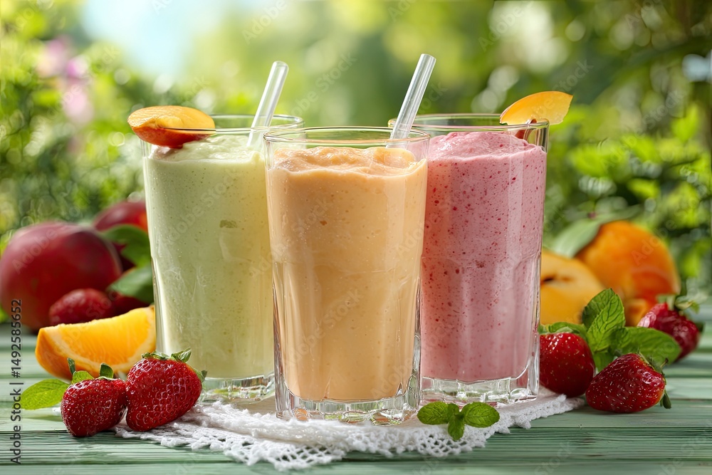 Refreshing Fruit Smoothies: A Summery Delight Refreshing Fruit Smoothies: A Summery Delight