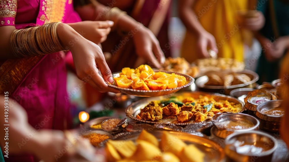 Indian food offerings Indian food offerings