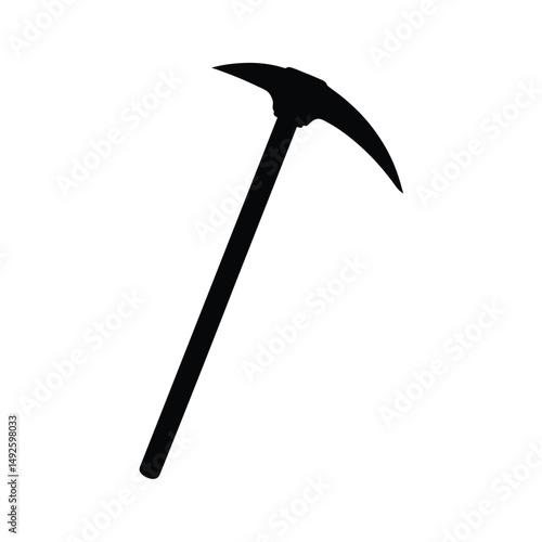 Silhouette of a Hoe 