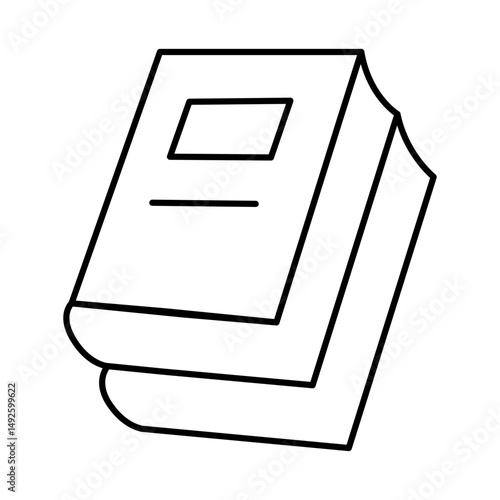 Book Line Icon Editable Stroke. Education, Study, Library, Reading, Science, Student, Graduation, Bookstore Icons Vector Illustration