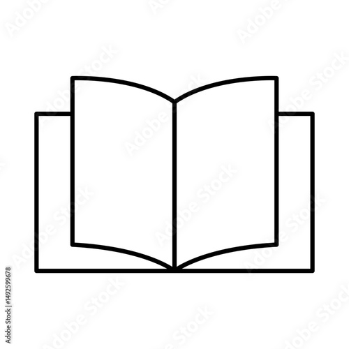 Book Line Icon Editable Stroke. Education, Study, Library, Reading, Science, Student, Graduation, Bookstore Icons Vector Illustration