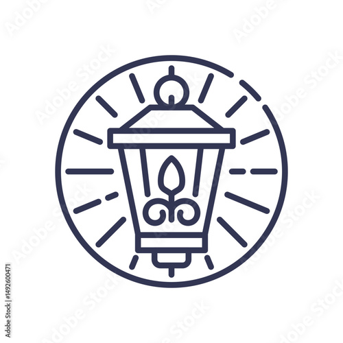 A lantern symbolizes cultural resilience, illuminating tradition and heritage.