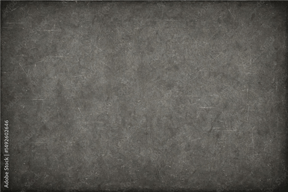 Fototapeta premium A dark gray grunge metal design on an old, rough concrete wall creates a textured backdrop