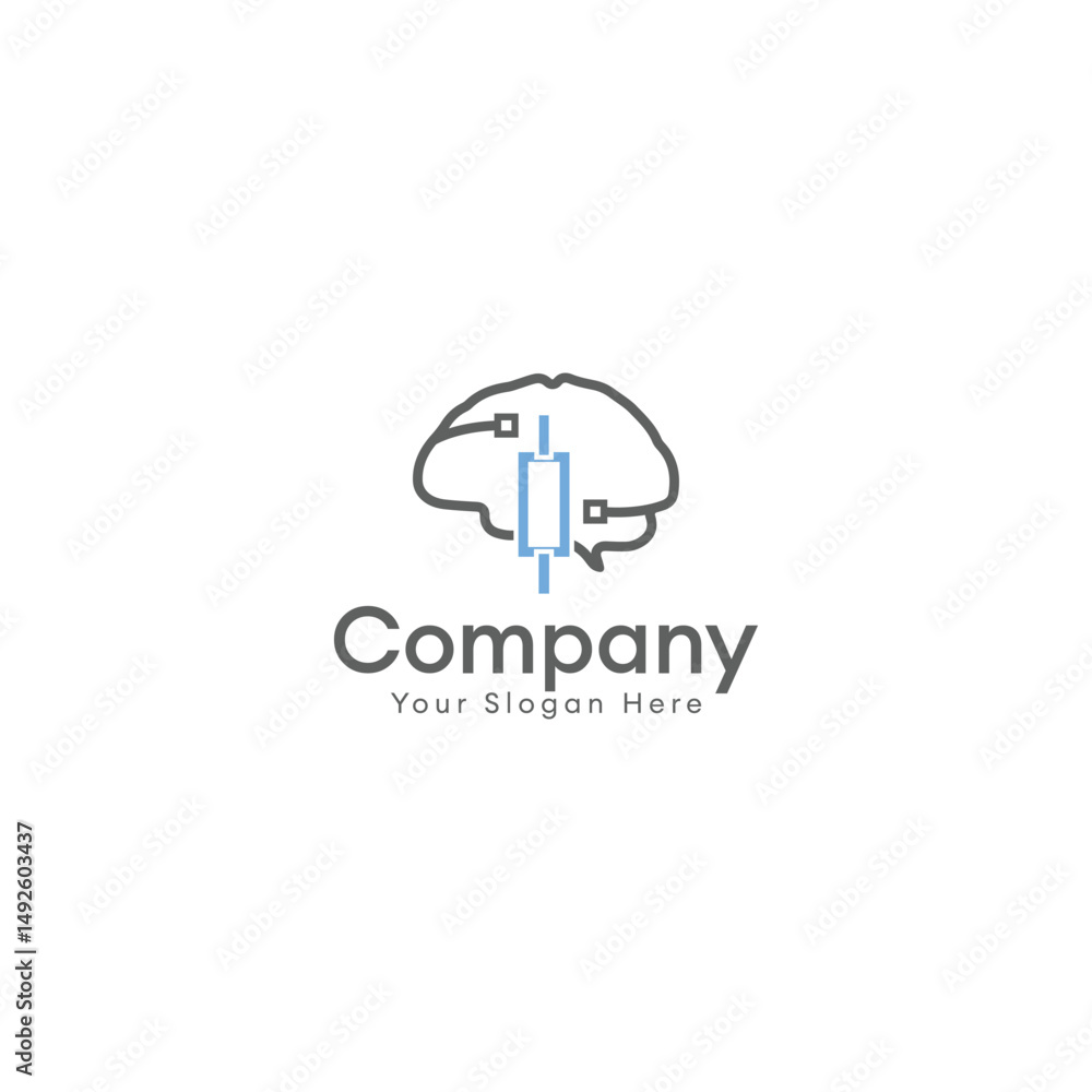 brain icon for finance logo brain icon for finance logo