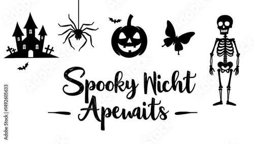 "Halloween Vector Collection – Pumpkins, Ghosts, Witches, and Spooky Elements"

