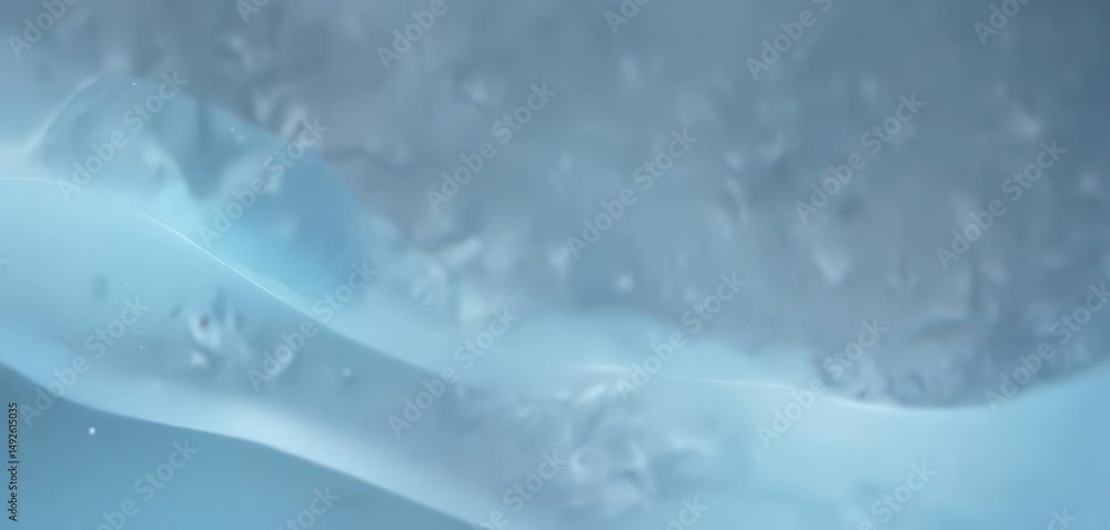 Obraz premium Subtle light blue abstract with blurred shapes Soft, gradient effect, ideal for design , light blue, gentle