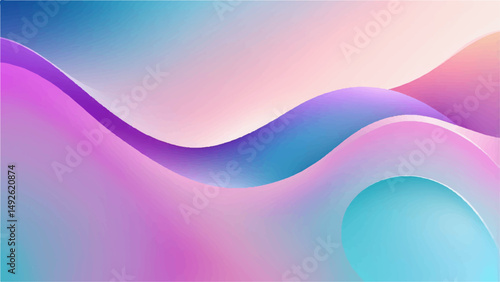 Abstract gradient glass morphism background.