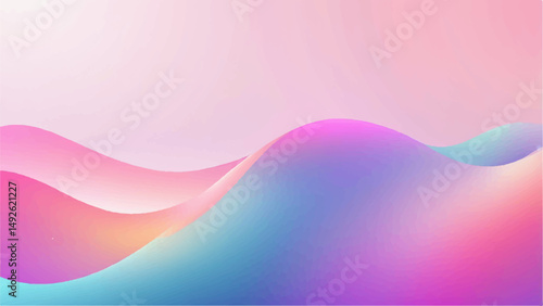 Abstract gradient glass morphism background.
