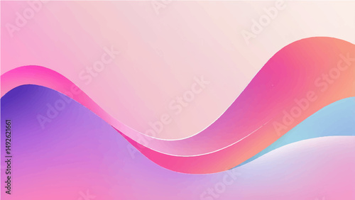 Abstract gradient glass morphism background.