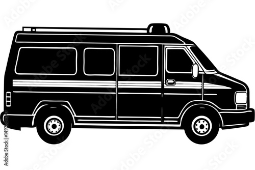 Ambulance silhouette side profile vector outline with transparency, ambulance, silhouette, vector, side profile, outline, vehicle, emergency, rescue, transportation, medical, healthcare, help, first