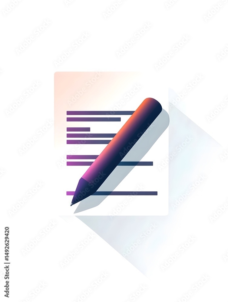 <Modern Purple Office Supplies: Writing and Planning Essentials with Artistic Flat Vector Design> <Modern Purple Office Supplies: Writing and Planning Essentials with Artistic Flat Vector Design>