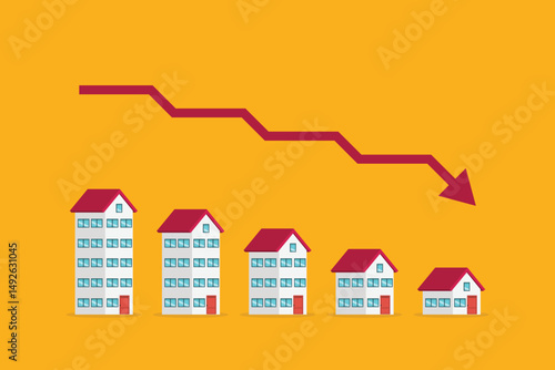 Housing price falling down