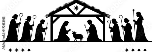 Nativity SVG - Manger Svg - Stable SVG - Christmas Svg - Nativity Clip Art - Nativity Silhouette
Nativity SVG, Nativity scene svg, Christmas SVG, Holiday Decoration Decal, Vinyl Cut File, NativitPrint