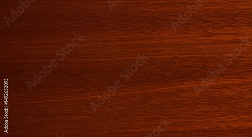 Wallpaper Mural A close-up of a polished mahogany wood surface, showcasing its rich reddish-brown color and smooth grain patterns.  Torontodigital.ca