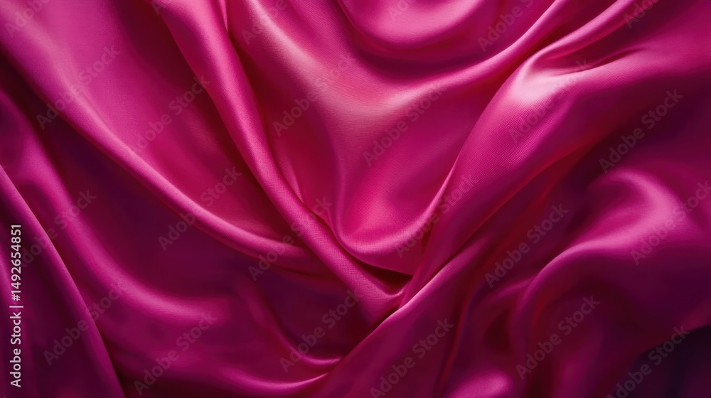A fuchsia silk background A fuchsia silk background