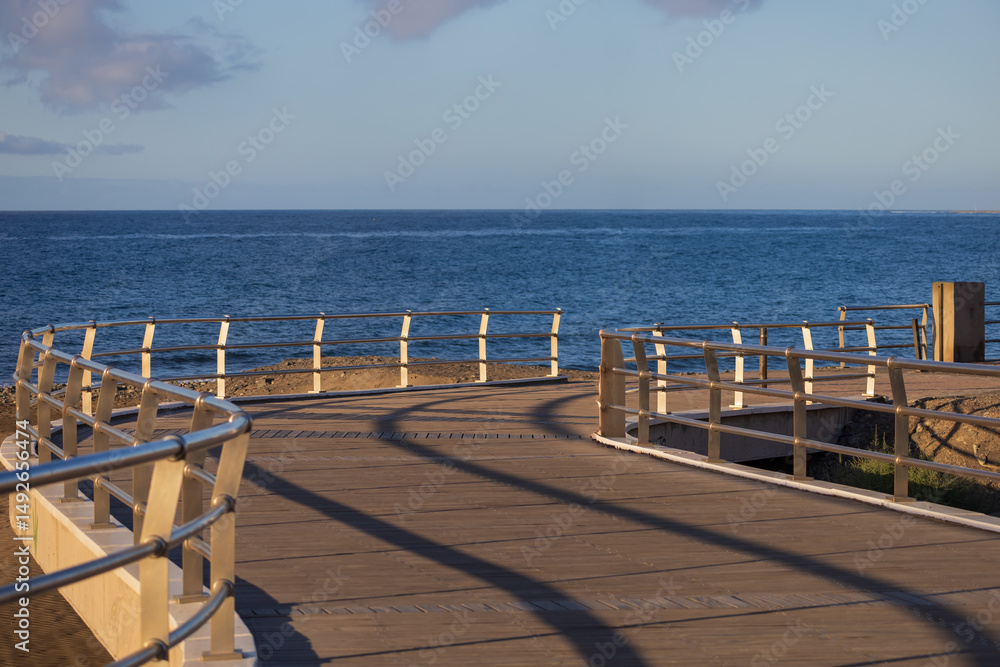 Obraz premium Seascape of Gran Canaria island Spain in Maspalomas area
