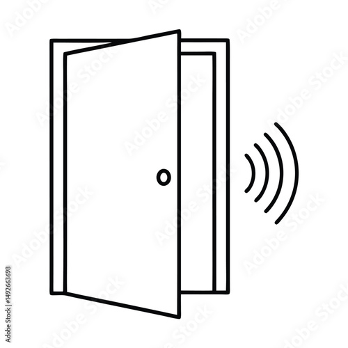 closed door with a lock